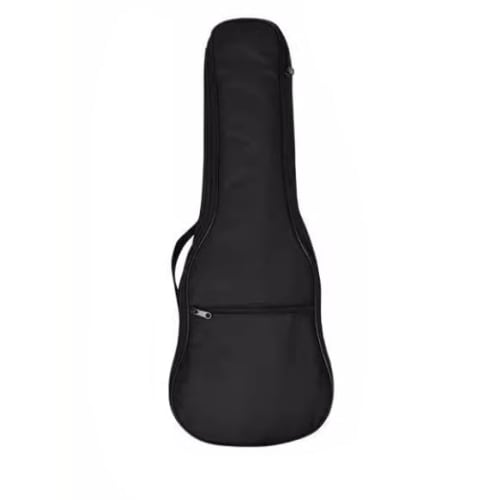 Black Ukulele Case, Ukulele Bag, Instrument Bag for Ukuleles, Lightweight, Waterproof, Thick, Cushioned, Soprano, Concert, and Tenor Ukuleles, Small G