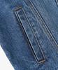 Toffee Washed Denim Trucker Jacket (Mid Blue)