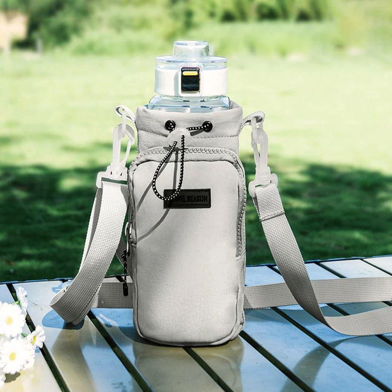 2025 NEW Portable Water Bottle Bag With Adjustable Shoulder Strap Thermal Vacuum Mug Cup Sleeve Cup Insulated Protective Cover