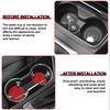 2pc Car Anti-Slip Coaster Water Cup Pad Holder Mat Car Accessories For Citroen C4L Picasso C-ELYSEE Berlingo C3 C5 Aircross Saxo ahq256