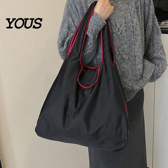 Foldable Eco Friendly Bags Large Capacity Shopping Bag, Lightweight Reusable Grocery Tote, Water Resistant Travel Organizers Polyester Storage Bag for