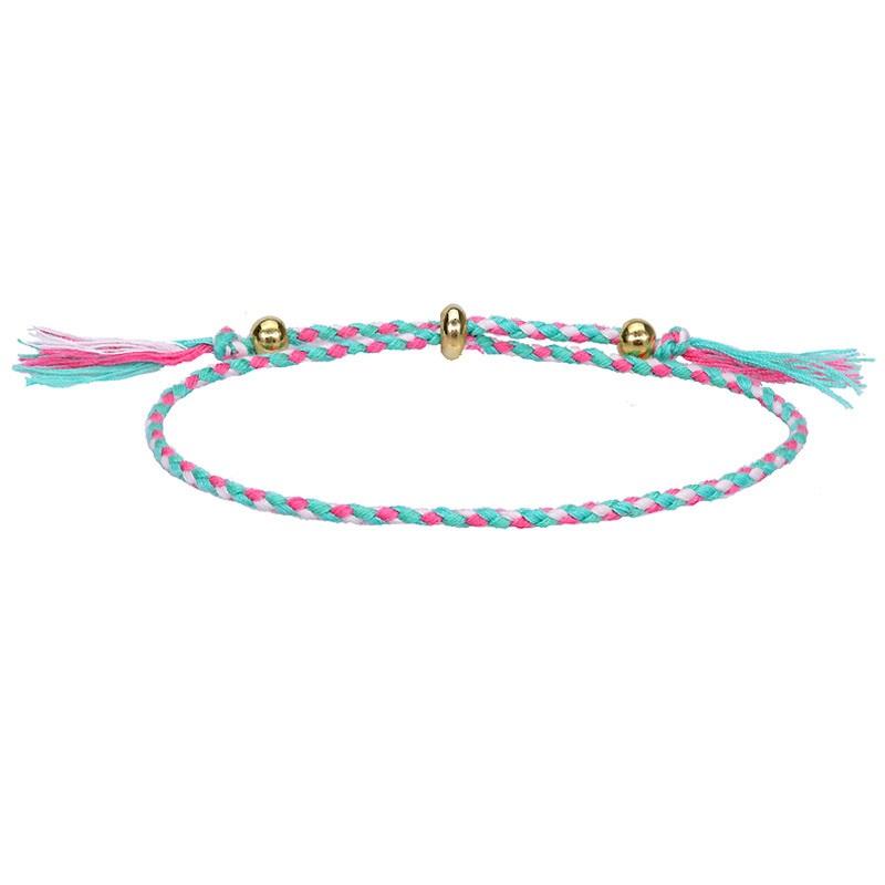 Bracelet Multicolor Bohemia Woven Wrap Friendship Bracelets Handmade Braided Friendship Bracelet Adjustable Colorful