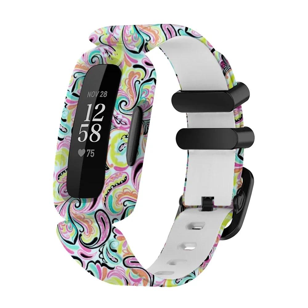 Nuovo cinturino in silicone per polso per Fitbit Ace 3/inspire 2 Smart Watch Band Braccialetto di ricambio Braccialetti per polso per bambini