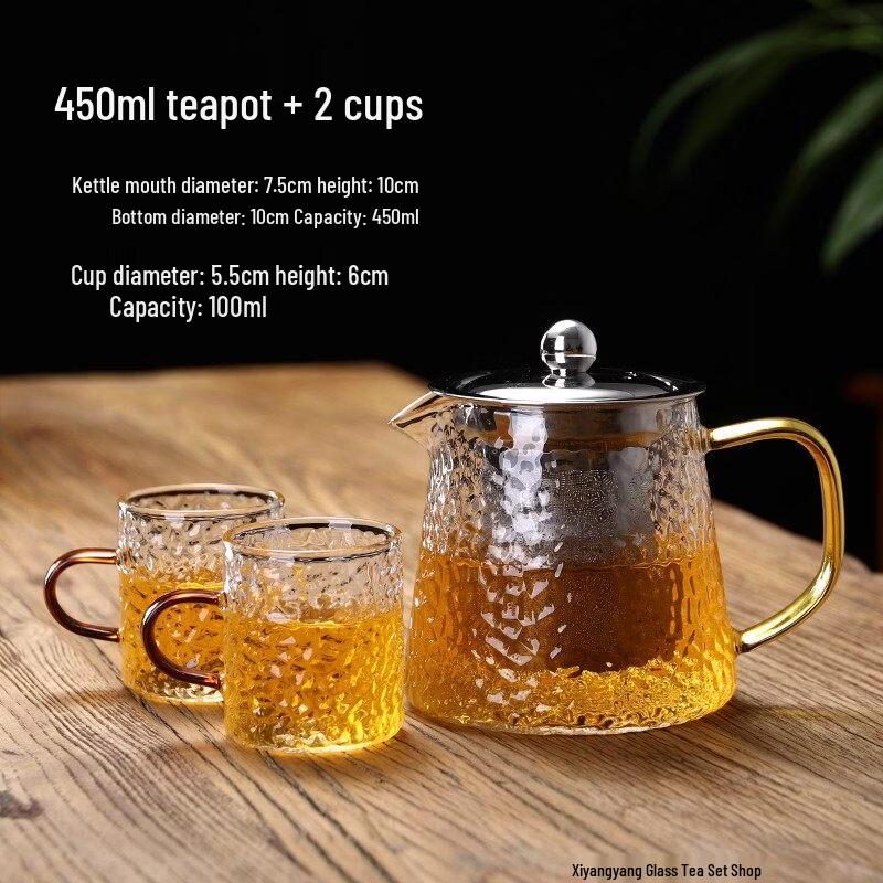ZISIZ Large Thickened Glass Teapot