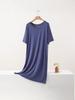 Women's Plus Size Short Sleeve Loose Sleepwear Dress