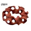 Fish Tank Environment Enhancer 3D Printed Aquarium Hideout Cave, Wavy Hollow Ring Shrimp Shelter, Aquatic Pet Hiding Spot Breeding Hole Decor,
