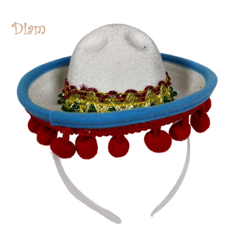 Mexican Hat Hairband Loop Headband 