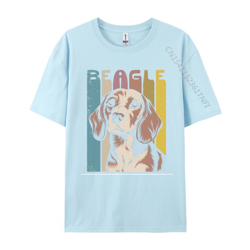 Retro Beagle Dog Tshirt Gift TShirt Cotton Tops T Shirt Fashionable Men Top TShirts Basic Camisetas