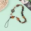 Retro Chinese Style Bead Hand-Held Chain Wrist Short Hanging Rope Phone Case Car Keychain Bag Pendant For Women
