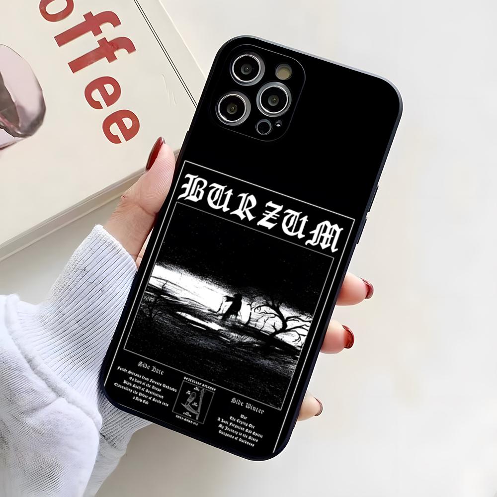 Burzums Band Rock Music Phone Case For IPhone 17 Pro Max 16 15 14 Pro Max 13 11 X Xs Xr 8 7Plus Silicone Cover