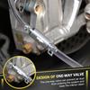 Meonum 2 Pack Brake Bleeder Hose, Motorcycle Brake Bleeder Kit With Nozzle Cap & Clamp, One Way Check Valve Tube Bleeding Tools For Hydraulic System