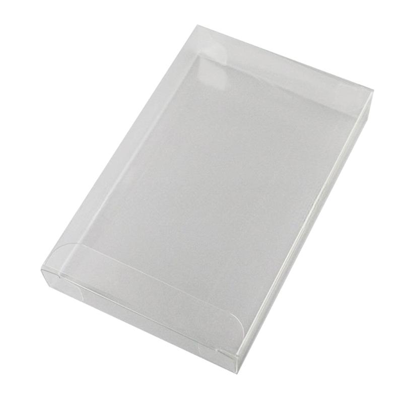 1 Set Transparent PET Plastic Case Game Card Box for Game Cartridges Dustproof and Water Resistant Storage Sleeve