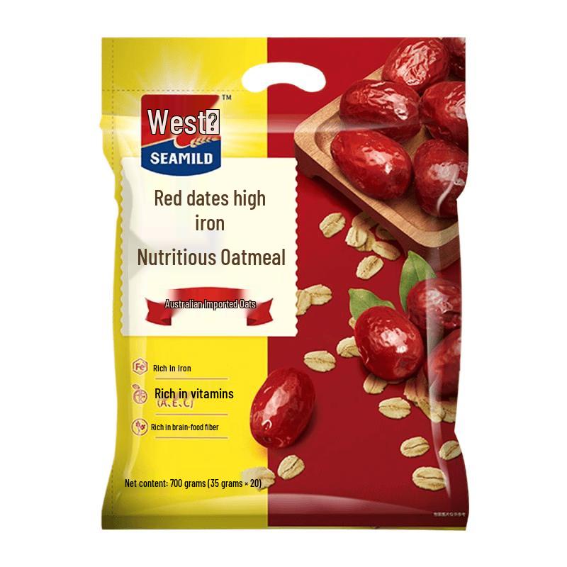 Seamild Red Date High Iron Instant Oatmeal