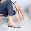 Women's Pointed-toe Shoes, Low-cut Shoes, Size-large Shoes, Single Shoes
