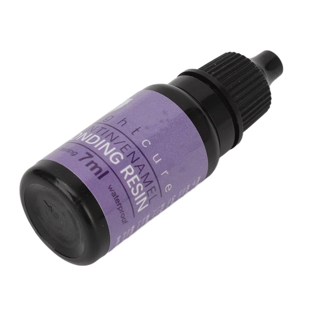 2 ks 7ML DIY Dekorace Zubů Lepidlo Profesionální UV Lampa Vytvrzování Zubní Kamínky Lepicí Pryskyřice