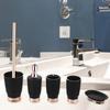5 Piece Modern Bathroom Accessories Set Nordic Style Toothbrush Holder Soap Box Storage Bottle