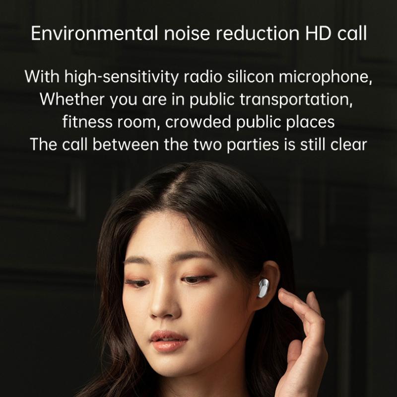 New Product Wireless Bluetooth Headset Movement Low Noise Reduction TWS Entry -ear Two Ears