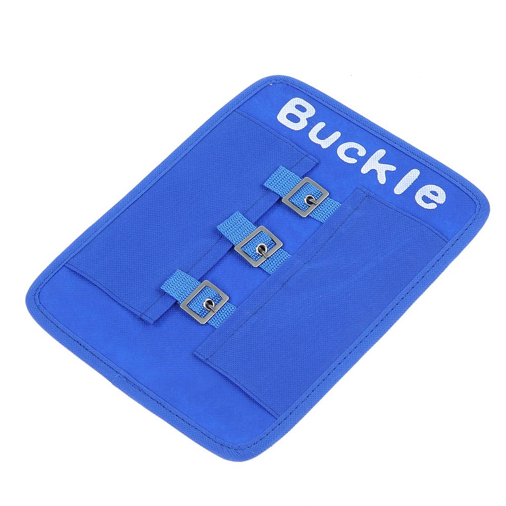 6pcs/ Set Learning Paper Board Kit Basic Skill for Life Toy Button Buckle Tie Intelligent Toys