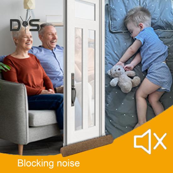 Trojúhelníkový zarážka proti průvanu pod dveře Závažový had pod dveře s poutkem Lehký vítr Studený vzduch Blokování hluku Zvukotěsná těsnící lišta pod dveře Mezera u vchodových dveří