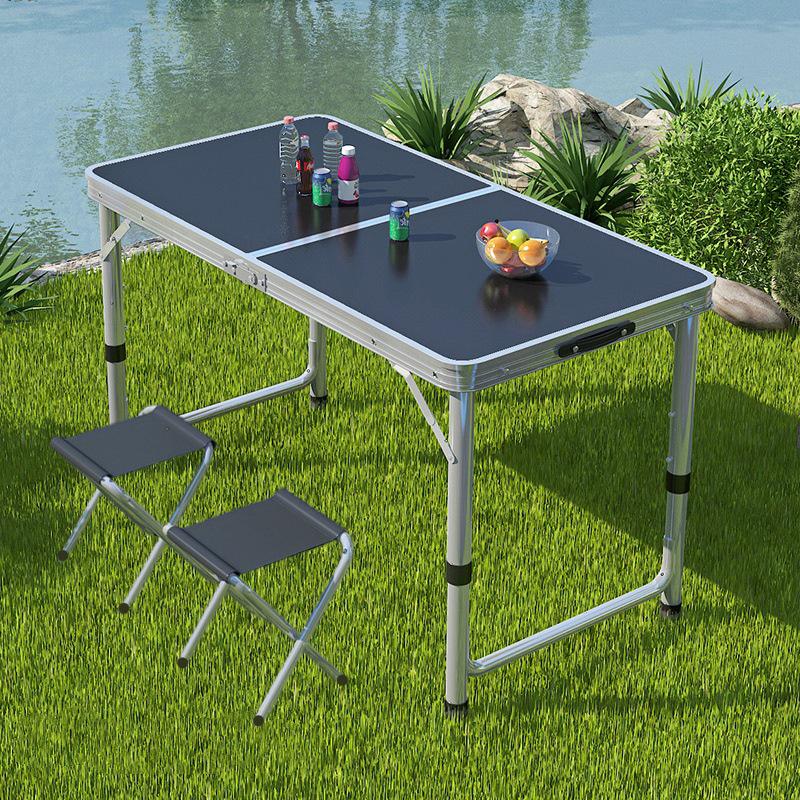 Přenosný multifunkční hliníkový skládací stůl pro stolování a venkovní použití