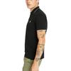 Timberland Tree Embroidered Logo Casual Short Sleeve Polo Shirt Men polo shirts Black A2EH3-001