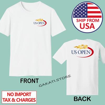 US Open Tennis Grand Slam Men's White Size S To 5XL
