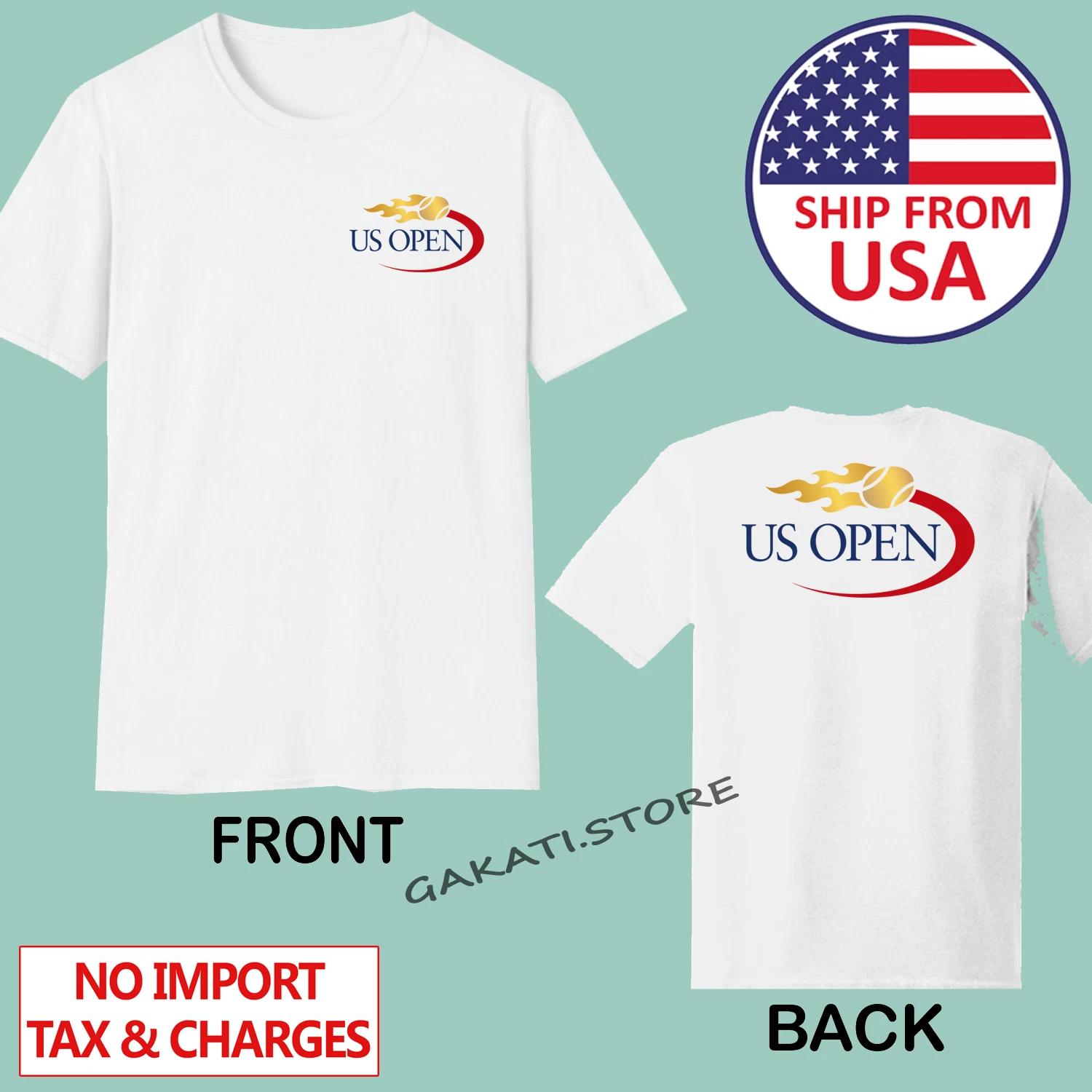 US Open Tennis Grand Slam Men s White Size S to 5XL L