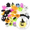 10Pcs Halloween Pumpkin Ghost Squeeze Stress Relief Toy Gift For Happy Halloween Party Decoration Kids Favors Guest Goodie Bag