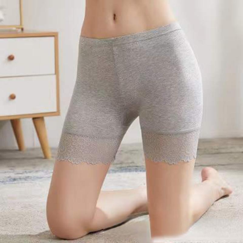 Safety Pants Anti-slip Summer Lace Plus-size Three-point Leggings Thin Safety Pants for Women