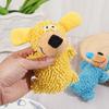 Cartoon Squeaky Dog Toy Creative Cleaning Tooth Chew Toy Funny Teeth Grinding Toys  Relieve Boredom