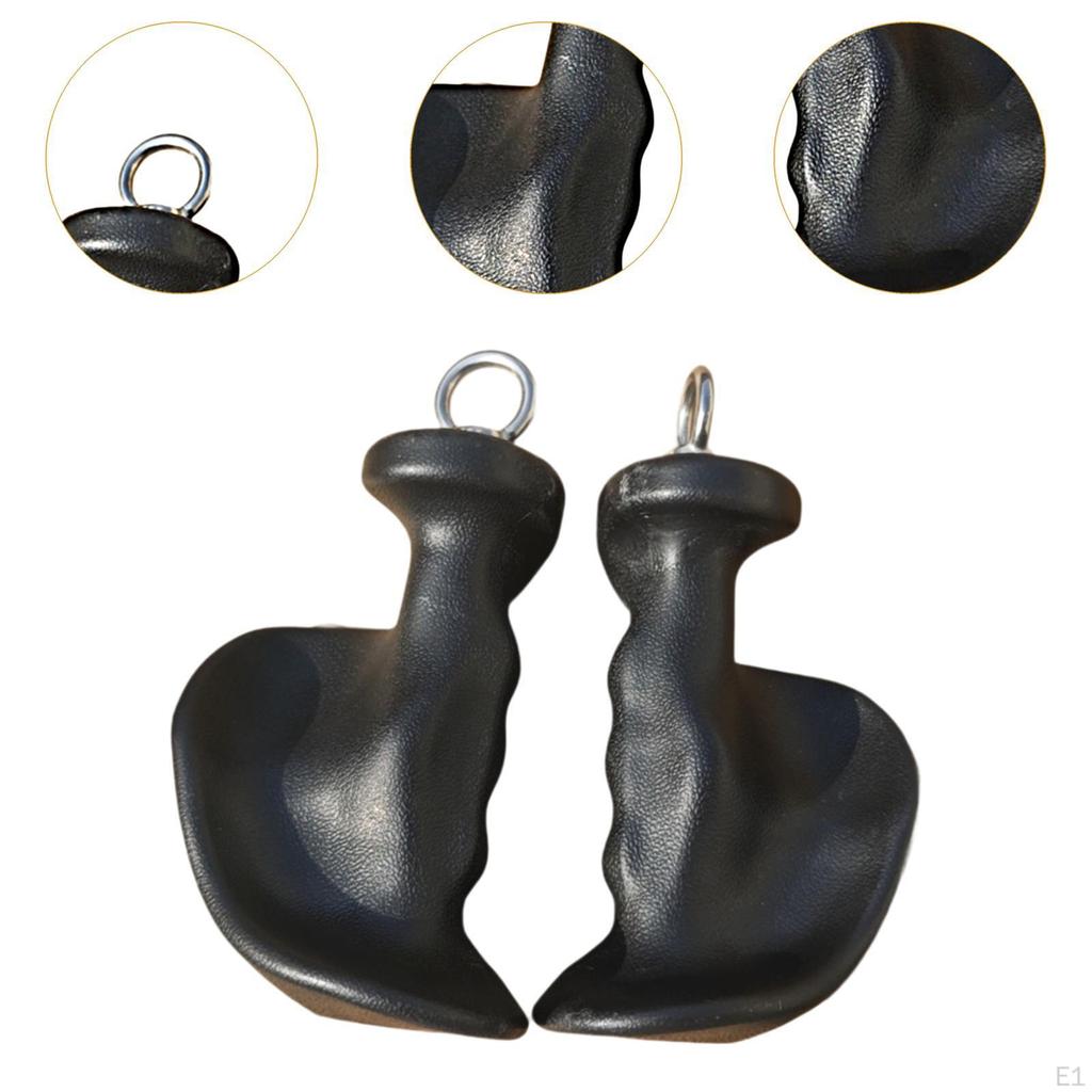 2Pcs Pull Up Grips Handles Exercise Equipment Fitness Home with Rings Workout Grip Strength
