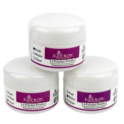 Professional Acrylic Powder Crystal Nail Art Tips Builder Transparent Powder