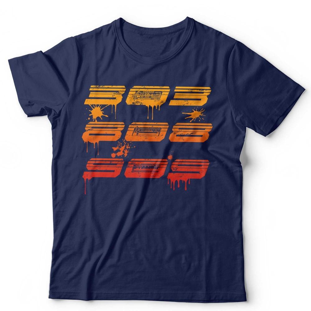 EDM TShirt 303 808 909 Drum Machines House Techno Acid HipHop Festival Rave S