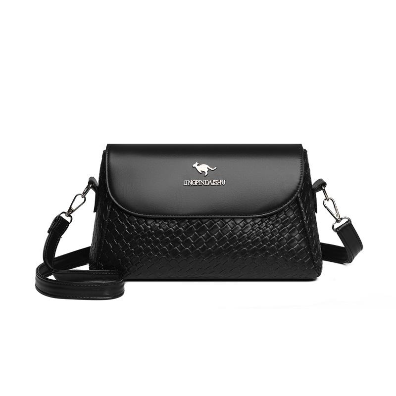 

Женская сумка через плечо сумка для мамы среднего возраста маленькая квадратная сумка чёрный