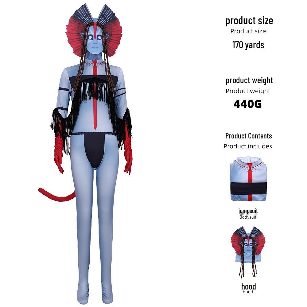 

Дитячий костюм для косплею Аватар 3: Сценічний комбінезон для рольових ігор Adult 160