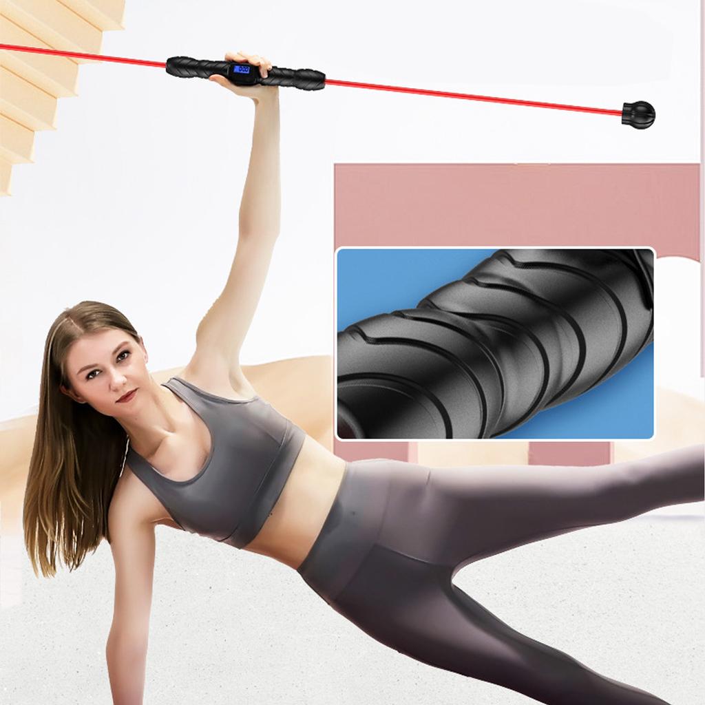 Kaufe Fitness Bar Zählfunktion Elastischer Trainingsstab Hochfrequenz- Vibrations-Übungsstab zum Preis ab 174