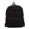 Schoolbag Solid Color Corduroy Backpack Women's 1011 New Middle School Middle School High School Student School Bag Men's Travel Backpack Large 