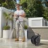 Pressure Washer Hose Reel, 18.3 M X 6.4 Mm Retractable Power Heavy-Duty Steel Washer Hose Reel, 4000PSI Max, Auto-Rewinding, Flexible Wall/Floor
