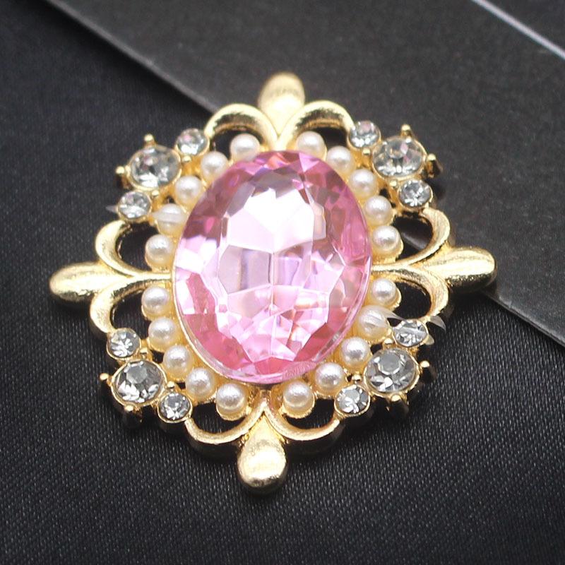 29*32Mm Exquisite Alloy  Buckle Bowknot Hair Accessories Material Accessories Wedding Invitation Decoration