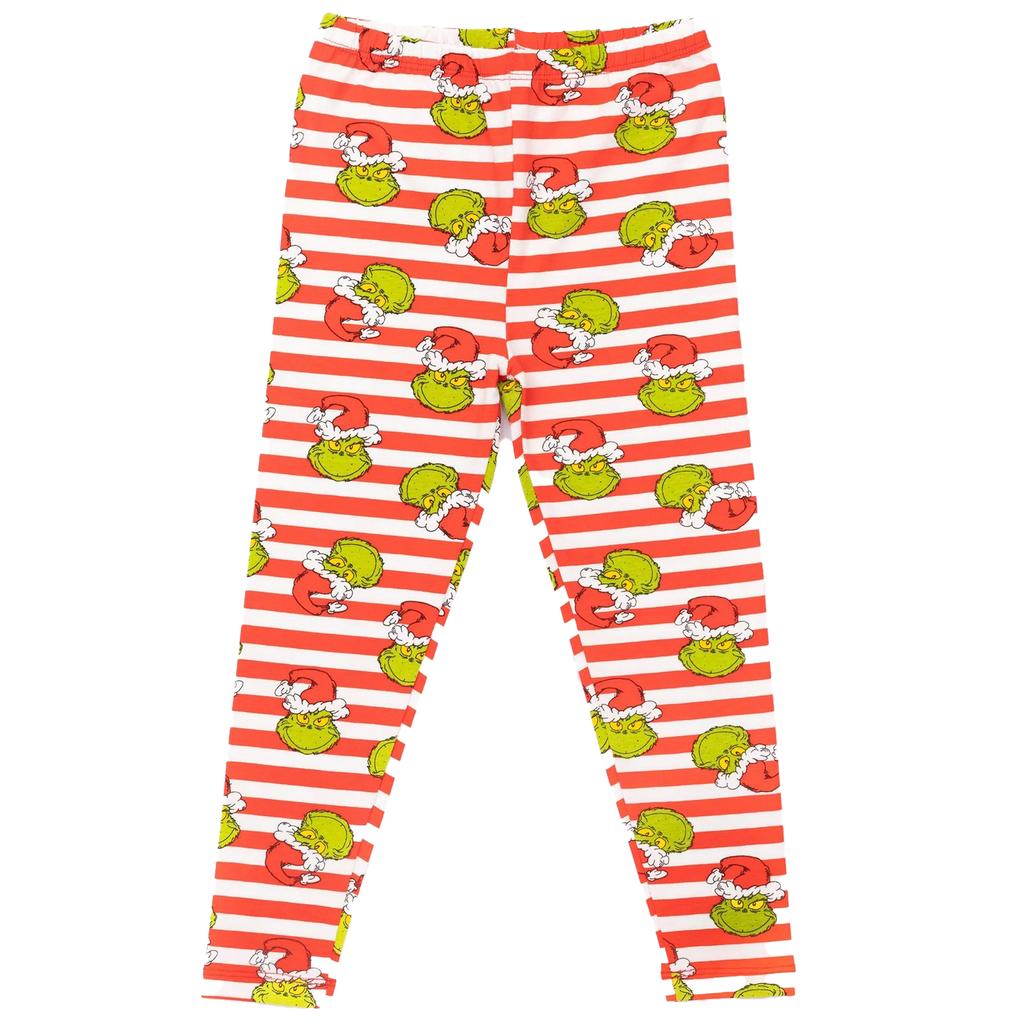 THE GRINCH Childrens/Kids Long Leg Long-Sleeved Christmas Pajamas Set