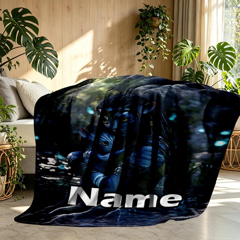Individuelle personalisierte Decke mit Avatar-Druck, Heimdekoration, Schlafzimmer, Sofa, Camping, Couch, Geschenke für Geburtstag Weihnachten