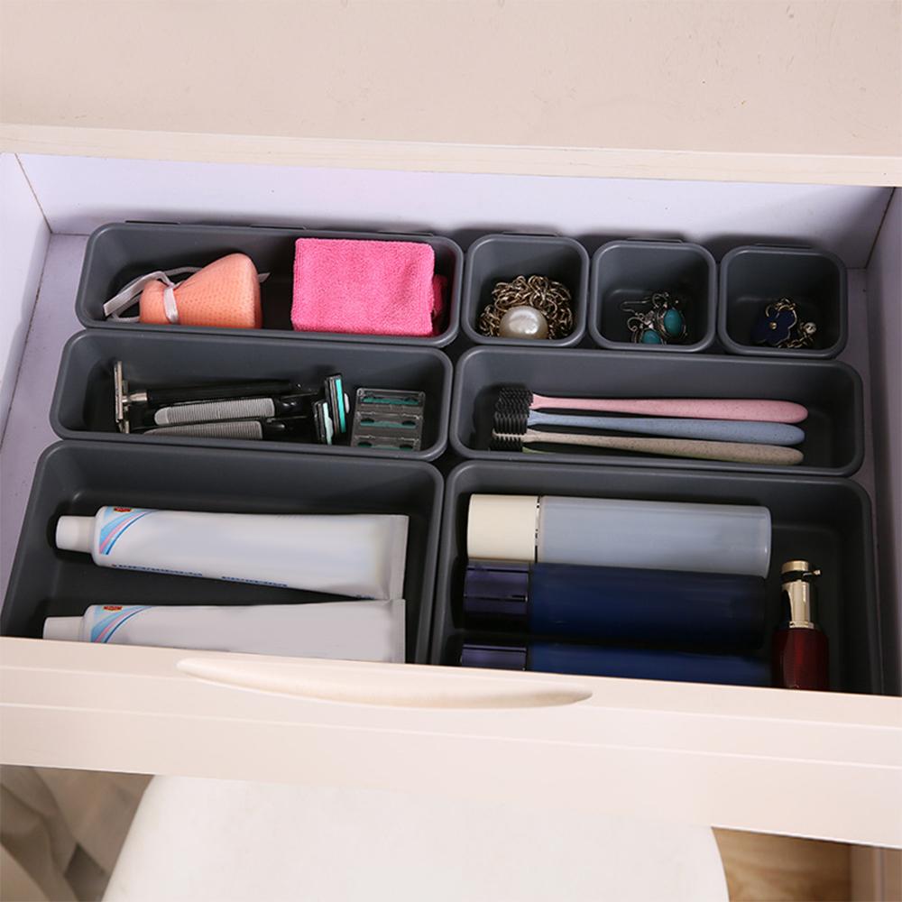Creative Desk Organizer Desktop Storage Box Multi Functional Drawer Organizer for Office Desk Kitchen Bathroom Makeup