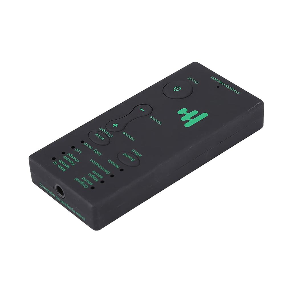 Portable Mini Voice Changer Sound Card for Live Streaming, Male To Female Voice Change with One Click, 4 Sound Effects
