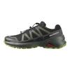 SALOMON Speedcross Peak Slip Resistant Abrasion Resistant Low top Trail Running Shoes Men's Black Green 477905