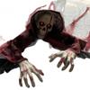 Halloween Horror Skull Crawler Floor Prop Scary Decor Haunted House Bar Party Prank Scene