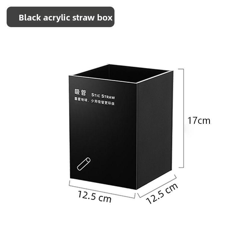 Straw Tissue Paper Storage Box, Milk Tea Shop Cup Lid Tissue Paper Bar Counter Material Storage Rack, Paper Cup Rack, Multi-functional Storage