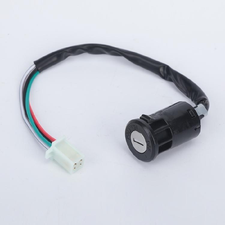 Motorcycle Ignition Switches Assembly with Wiring Harness and Keyed Control, 2 Pack Part for 50Cc To 250Cc Models