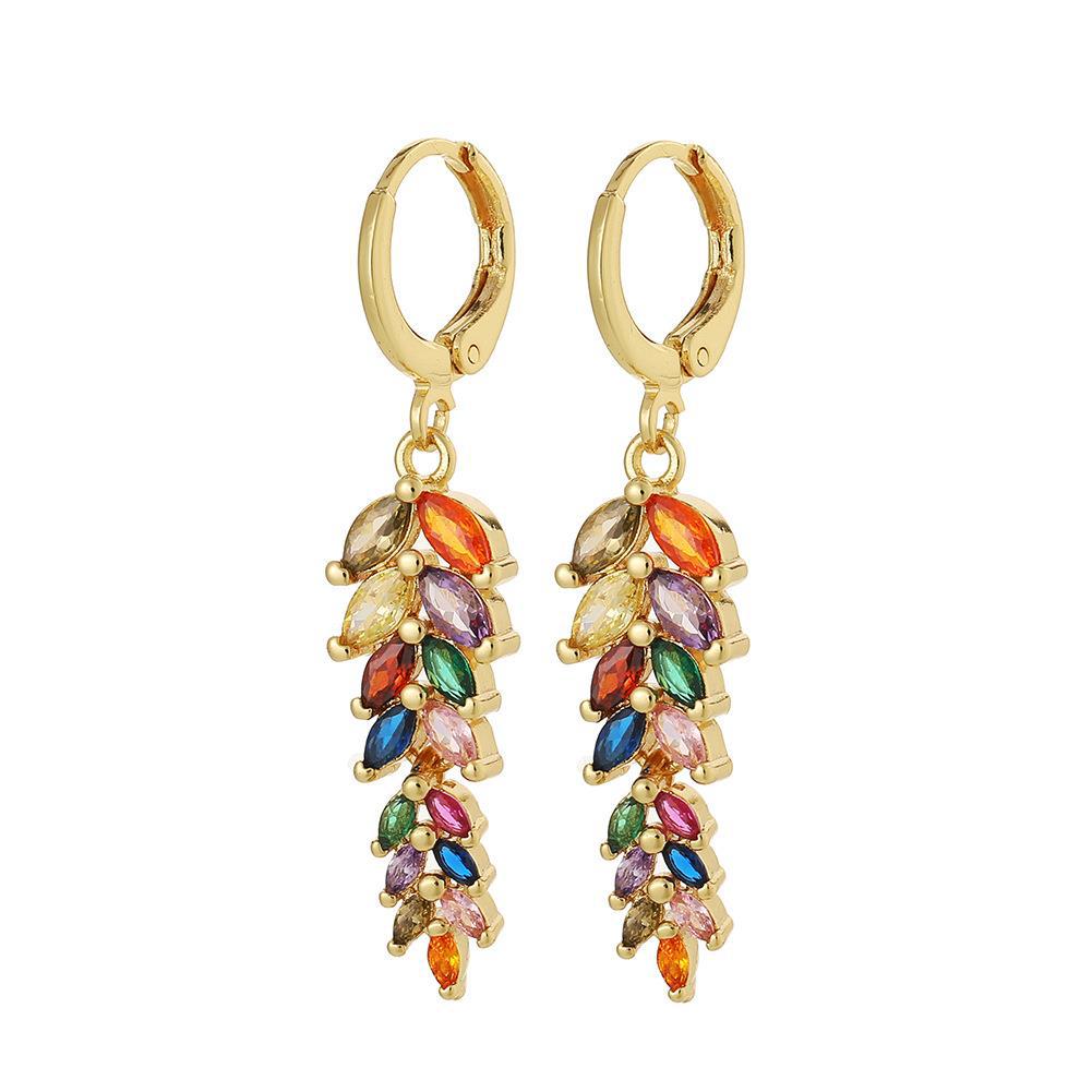 Европейские и американские серьги-колоски дизайн серьги серьги ин универсальные серьги