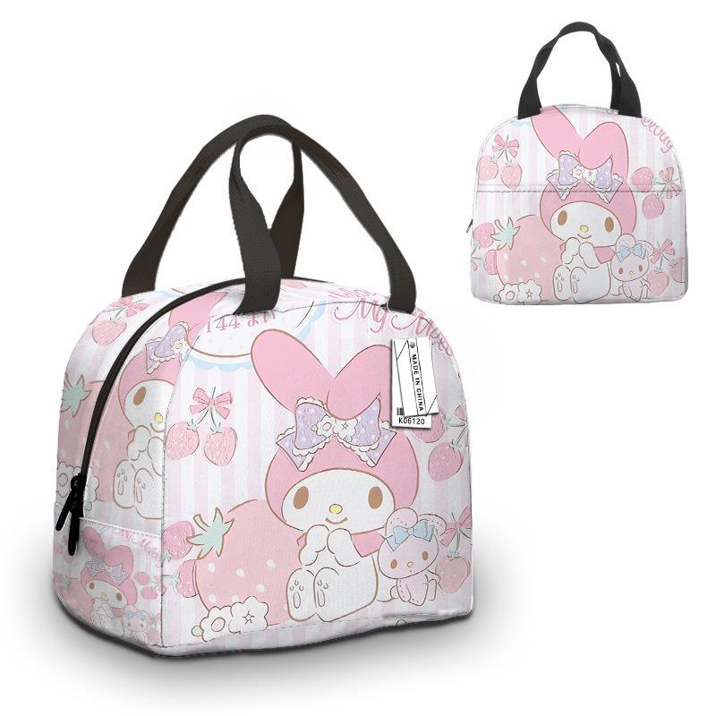 Cartoon Thermal Insulation Lunch Bag Portable Portable Lunch Bag Lunch Box Bag Student Office Worker With Meal Storage Bag