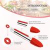 Food Tong Stainless Steel Kitchen Tongs Silicone Nylon Non-Slip Cooking Clip Clamp BBQ Salad Tools Grill Kitchen Accessories